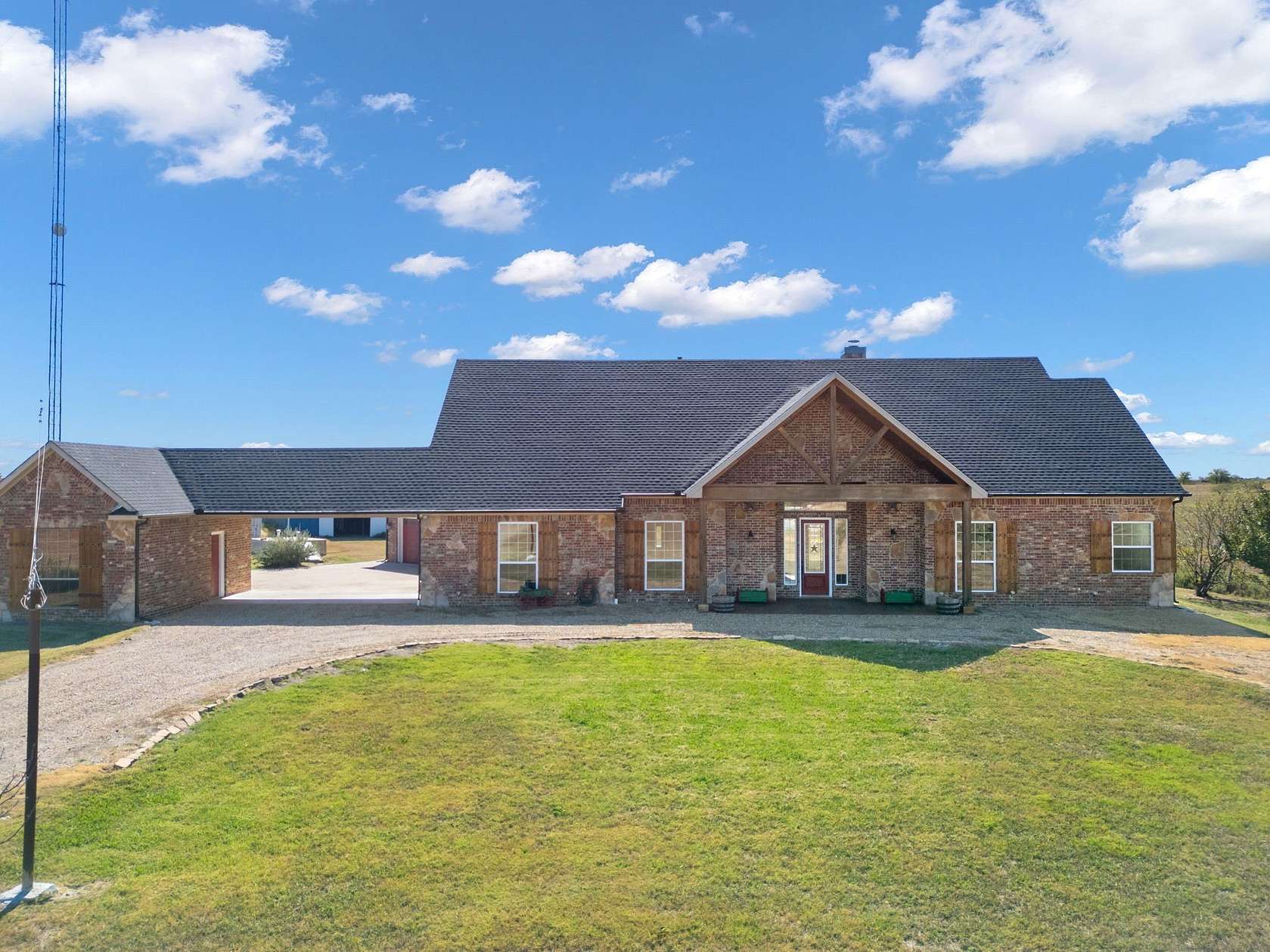 31.3 Acres of Agricultural Land with Home for Sale in Ennis, Texas