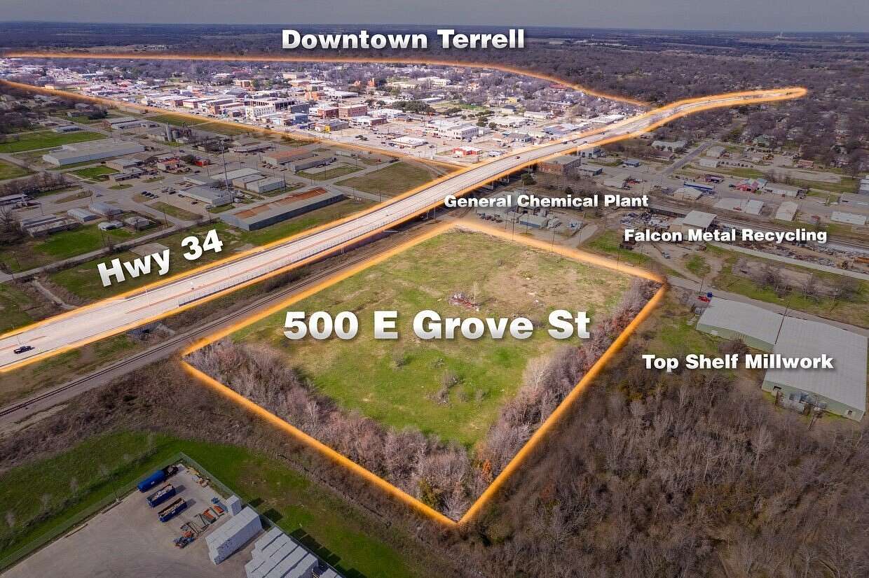 5.88 Acres of Commercial Land for Sale in Terrell, Texas