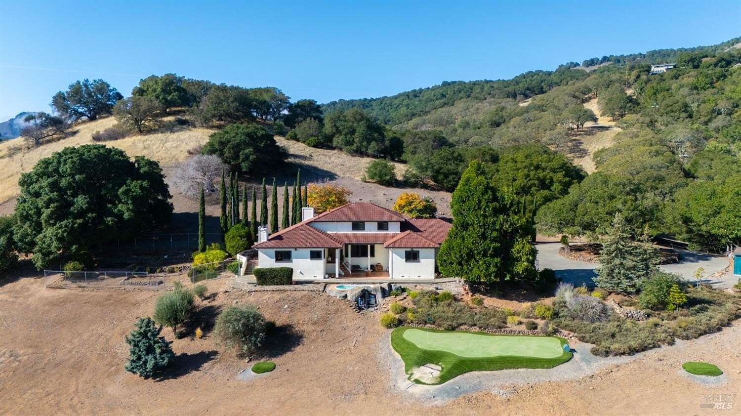 23 Acres of Recreational Land with Home for Sale in Fairfield, California