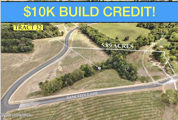 5.89 Acres of Land for Sale in Shelbyville, Kentucky