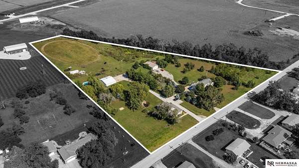 3.28 Acres of Residential Land with Home for Sale in Ashland, Nebraska