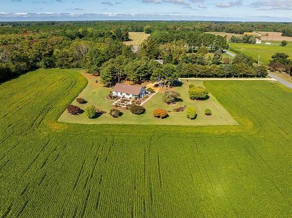 18 Acres of Land with Home for Sale in Nassawadox, Virginia