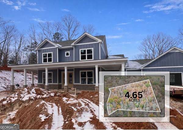 4.65 Acres of Residential Land with Home for Sale in Demorest, Georgia