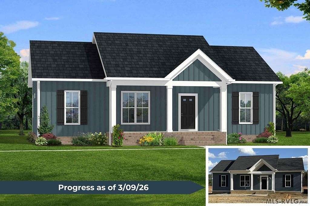 1.5 Acres of Land with Home for Sale in Lawrenceville, Virginia