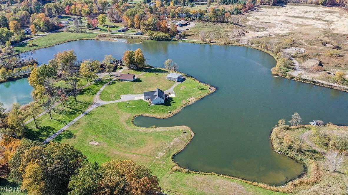 10.9 Acres of Land with Home for Sale in Diamond, Ohio