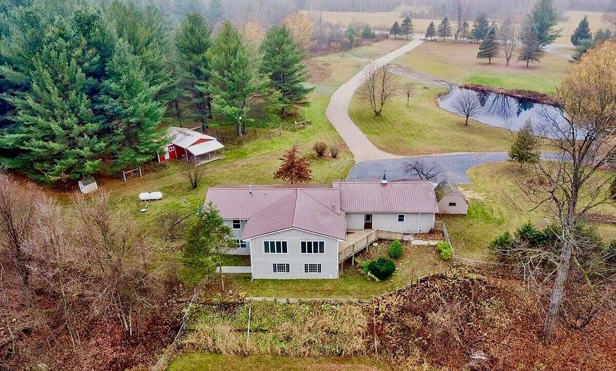 5.15 Acres of Residential Land with Home for Sale in Morley, Michigan