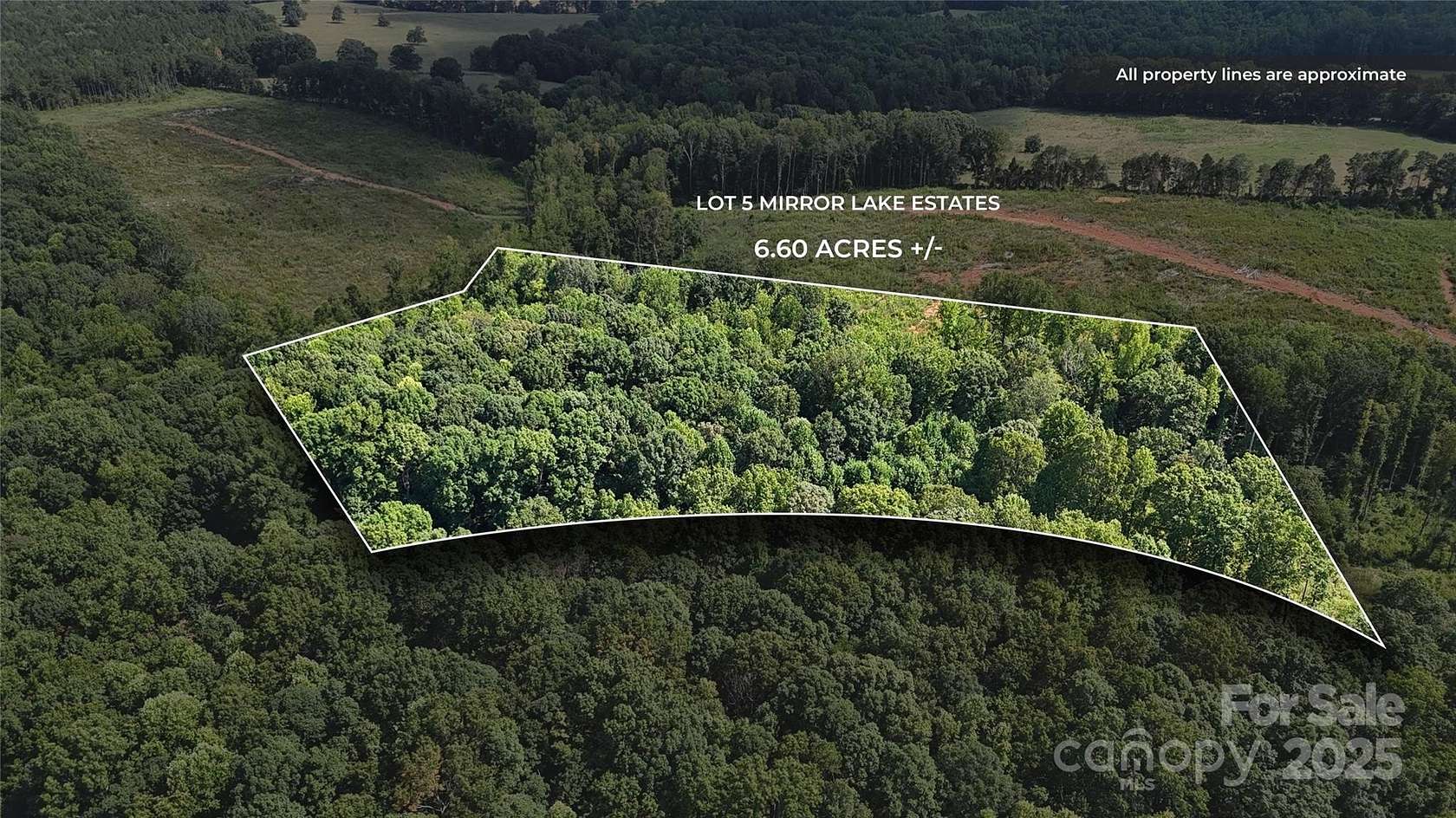 6.6 Acres of Residential Land with Home for Sale in Catawba, North Carolina