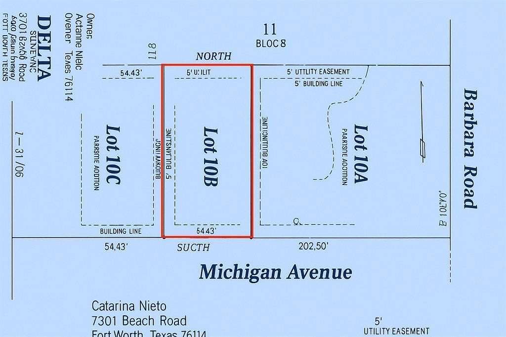 0.13 Acres of Land for Sale in Fort Worth, Texas