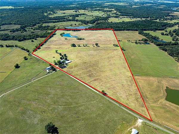 92.1 Acres of Land with Home for Sale in Canton, Texas
