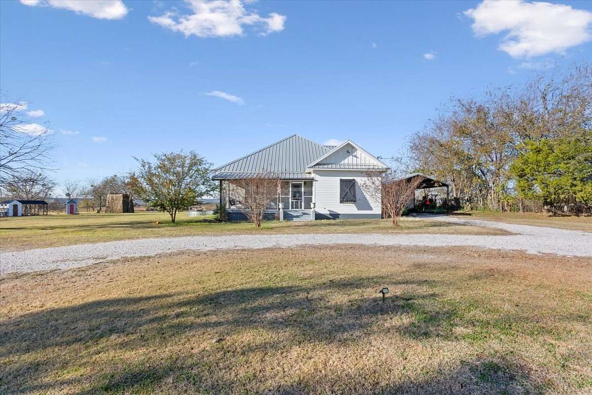 8.41 Acres of Land with Home for Sale in Meridian, Texas
