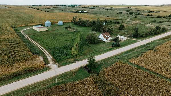 4.55 Acres of Land with Home for Auction in Hebron, Nebraska