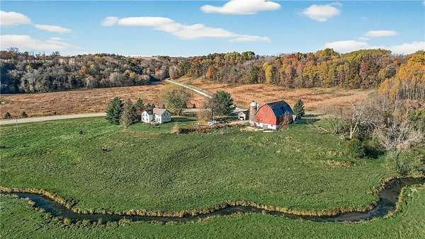 46 Acres of Recreational Land with Home for Sale in Trimbelle, Wisconsin