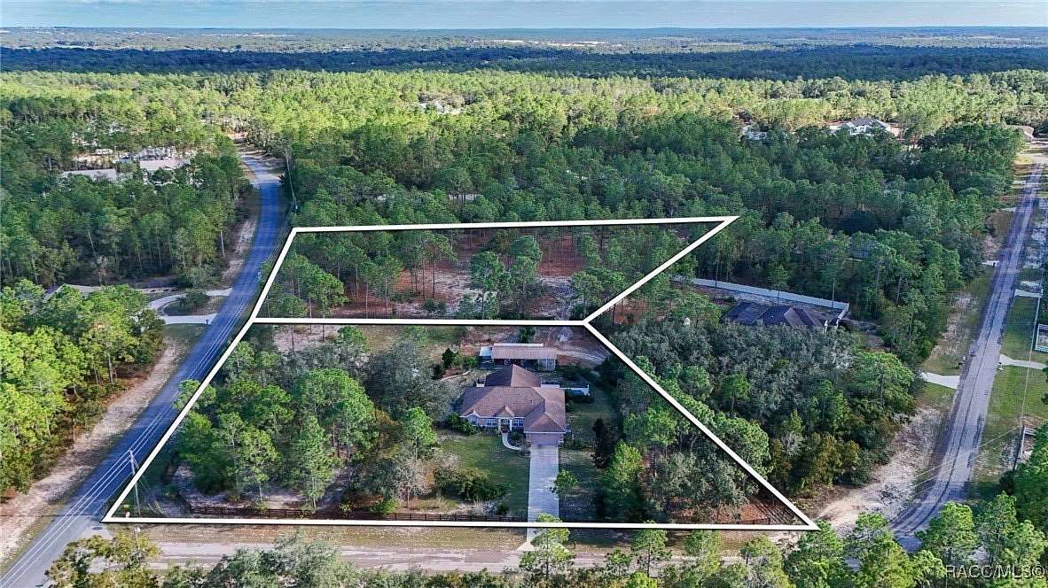1.74 Acres of Land with Home for Sale in Beverly Hills, Florida