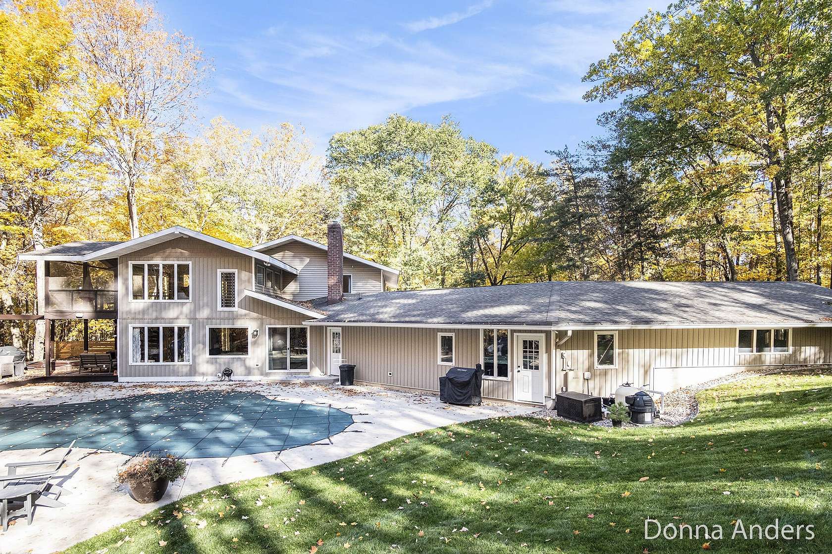 8.47 Acres of Residential Land with Home for Sale in Alto, Michigan