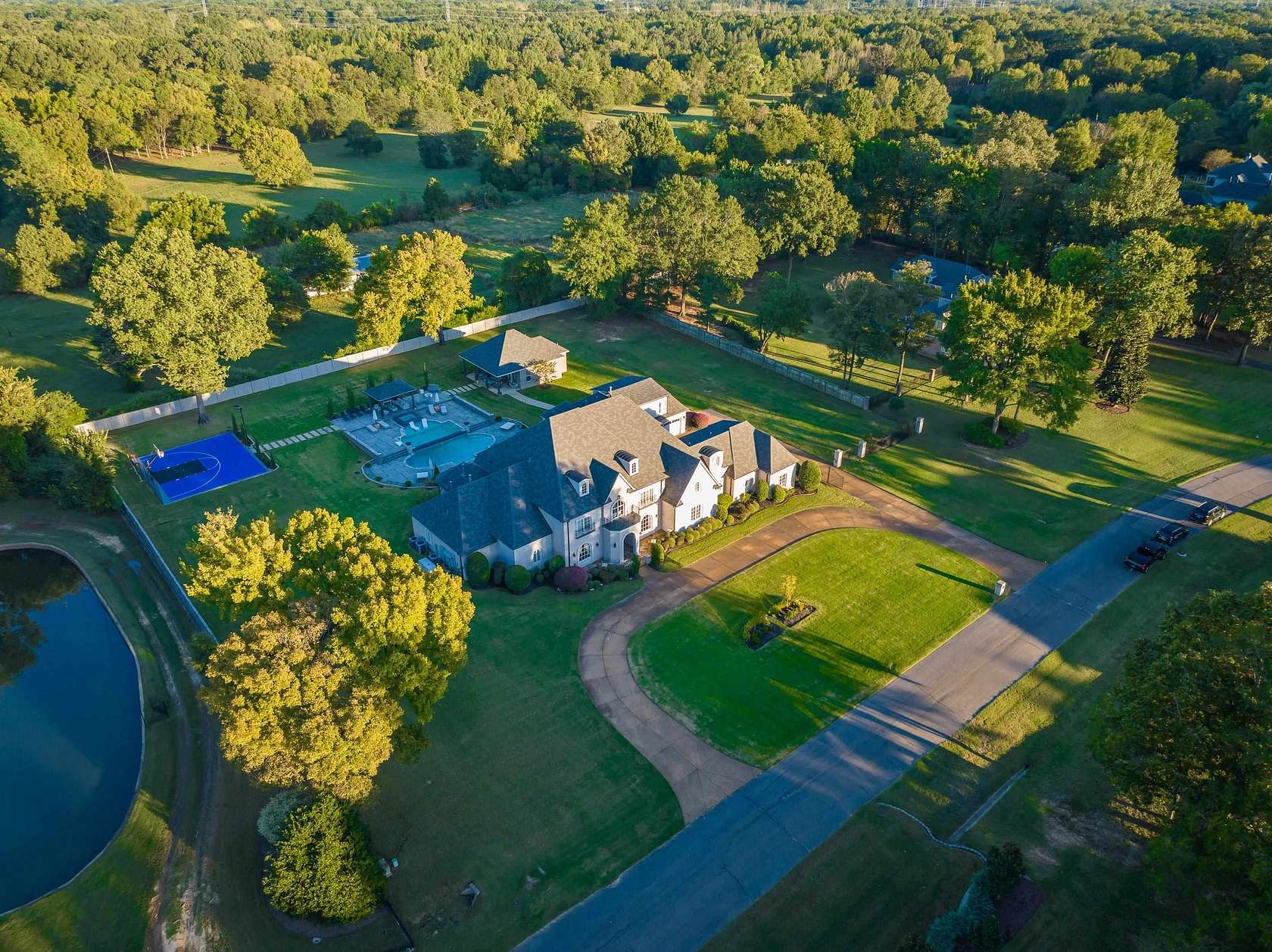 2 Acres of Land with Home for Sale in Germantown, Tennessee