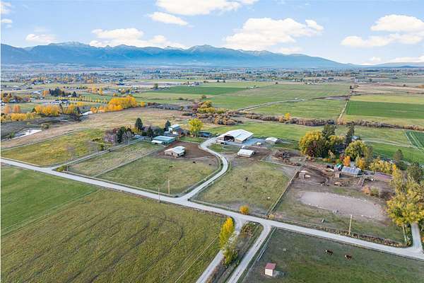 11.3 Acres of Land with Home for Sale in Corvallis, Montana