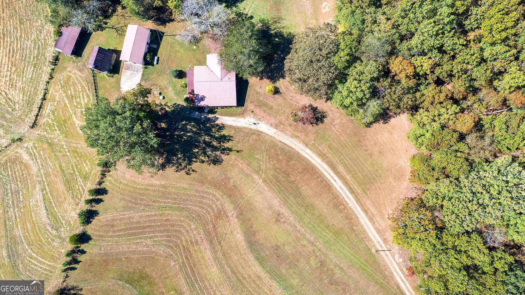 55 Acres of Land with Home for Sale in Franklin, Georgia