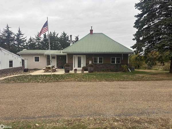 7 Acres of Land with Home for Sale in What Cheer, Iowa