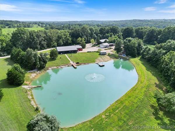 16.5 Acres of Recreational Land with Home for Sale in Eldon, Missouri