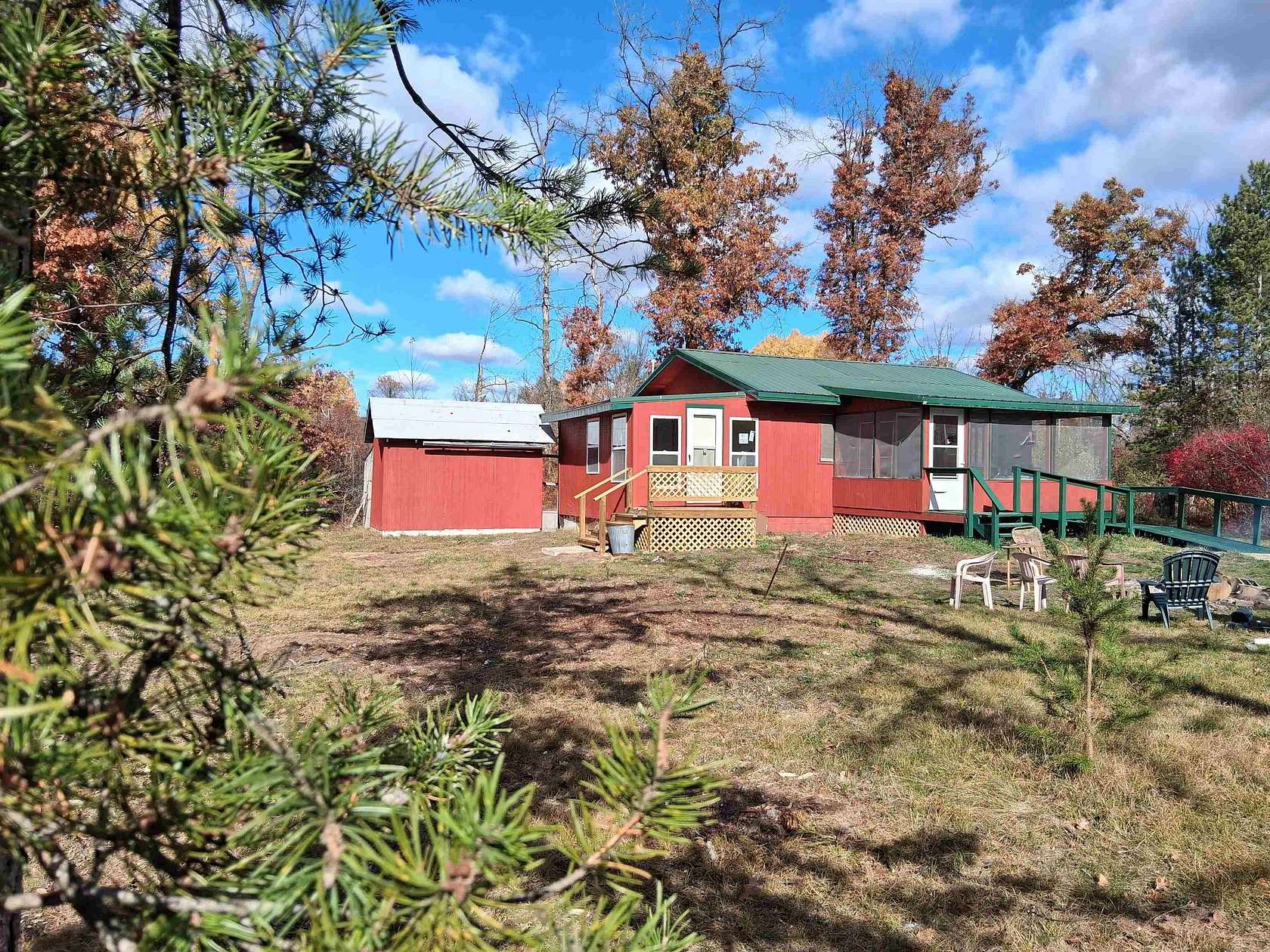 10 Acres of Land with Home for Sale in Marion, Michigan