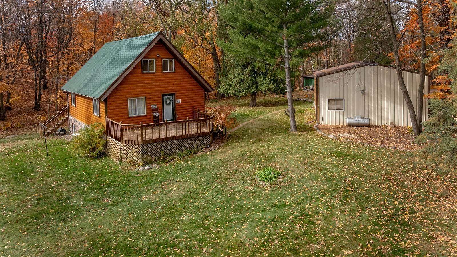 9 Acres of Residential Land with Home for Sale in Garrison, Minnesota