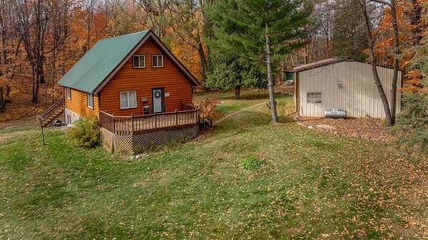 9 Acres of Residential Land with Home for Sale in Garrison, Minnesota