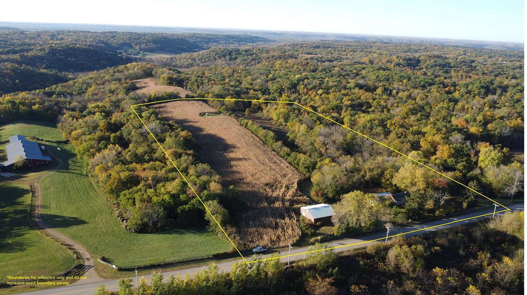 20 Acres of Land with Home for Sale in Hanover, Illinois