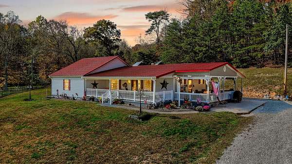 20 Acres of Agricultural Land with Home for Sale in Lucasville, Ohio