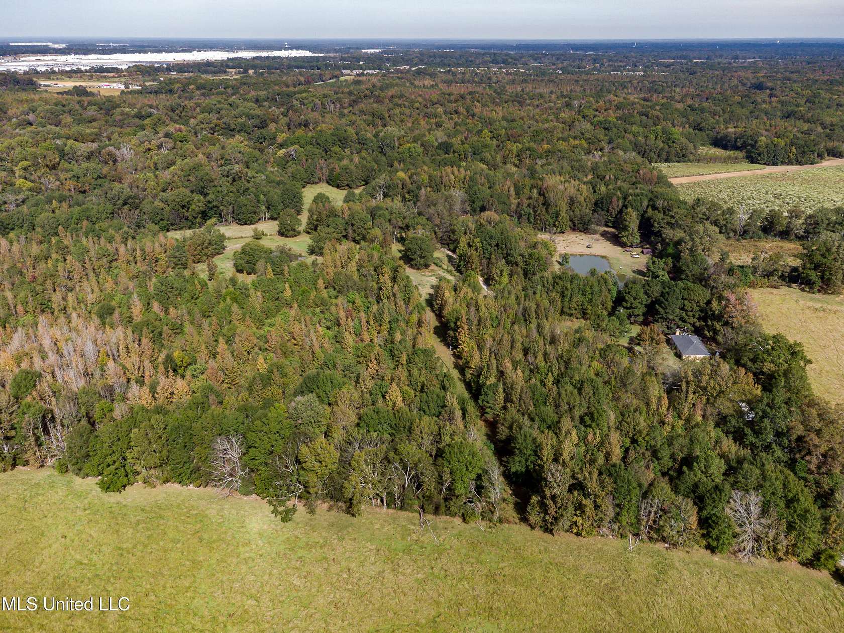 10.8 Acres of Recreational Land for Sale in Canton, Mississippi