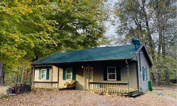 8.6 Acres of Land with Home for Sale in Tobinsport, Indiana