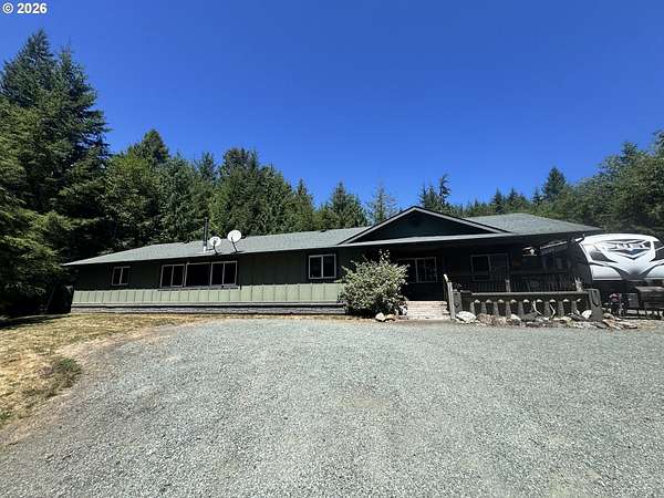 2.1 Acres of Land with Home for Sale in North Bend, Oregon