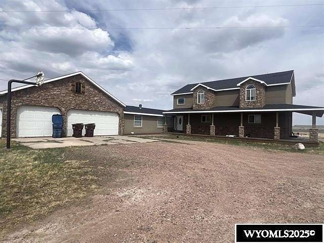 5.77 Acres of Land with Home for Sale in Lyman, Wyoming