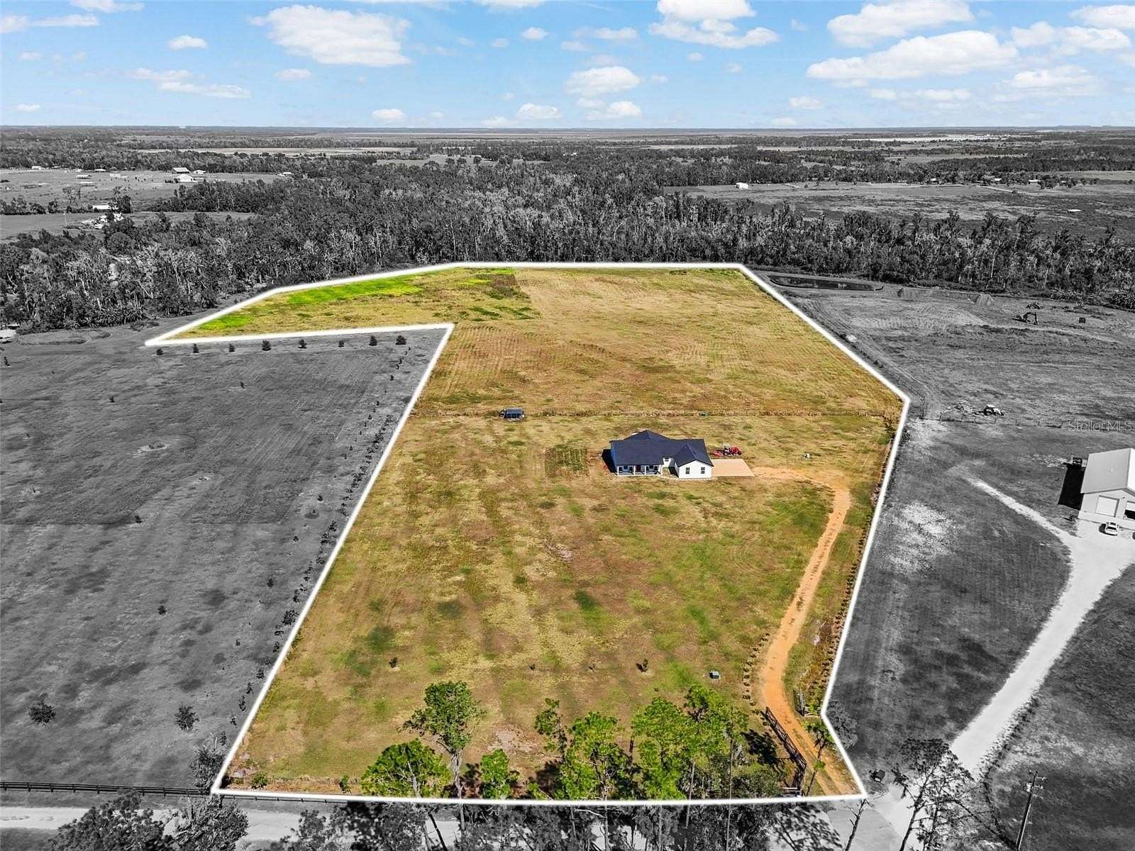 16.7 Acres of Land with Home for Sale in Duette, Florida