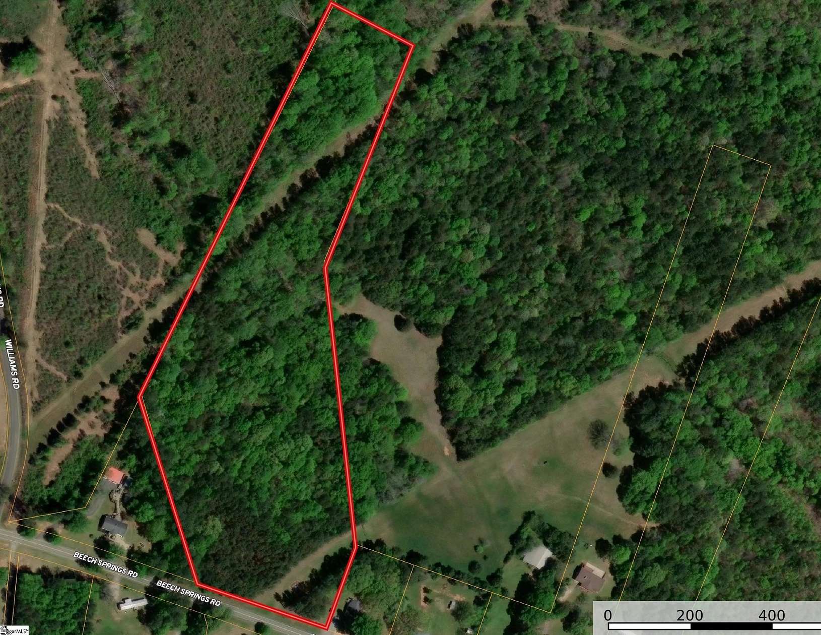 10.8 Acres of Land for Sale in Pelzer, South Carolina