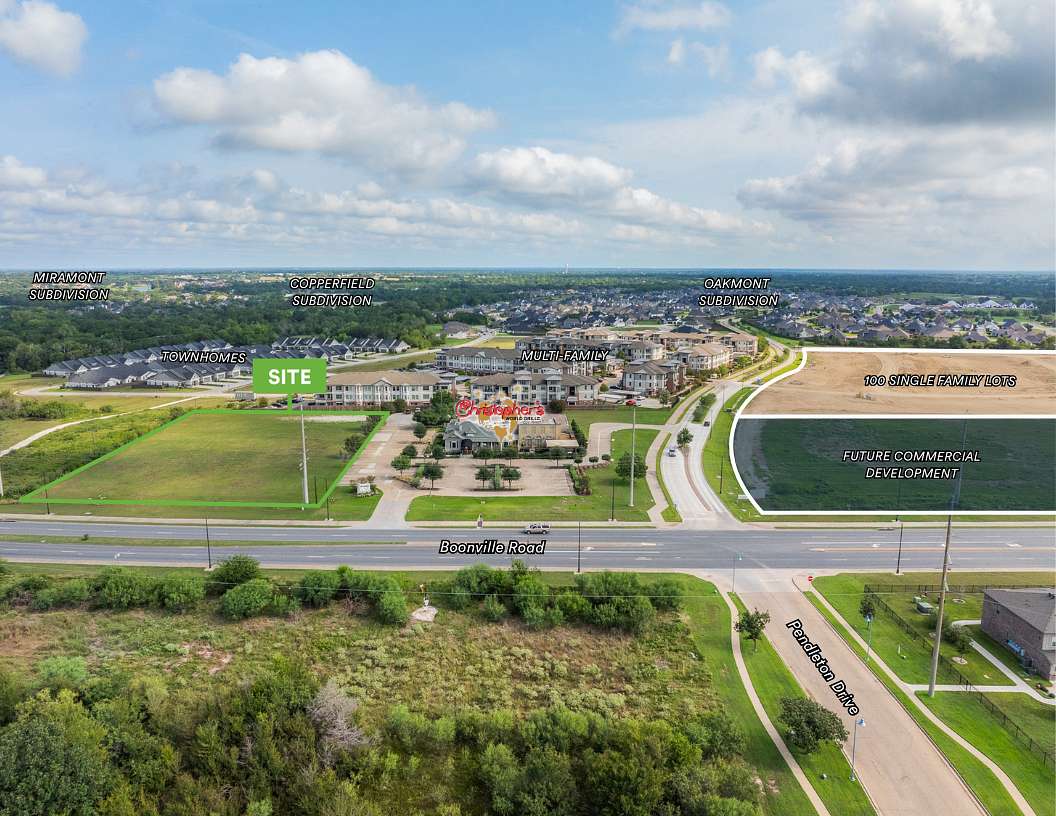 2 Acres of Commercial Land for Lease in Bryan, Texas