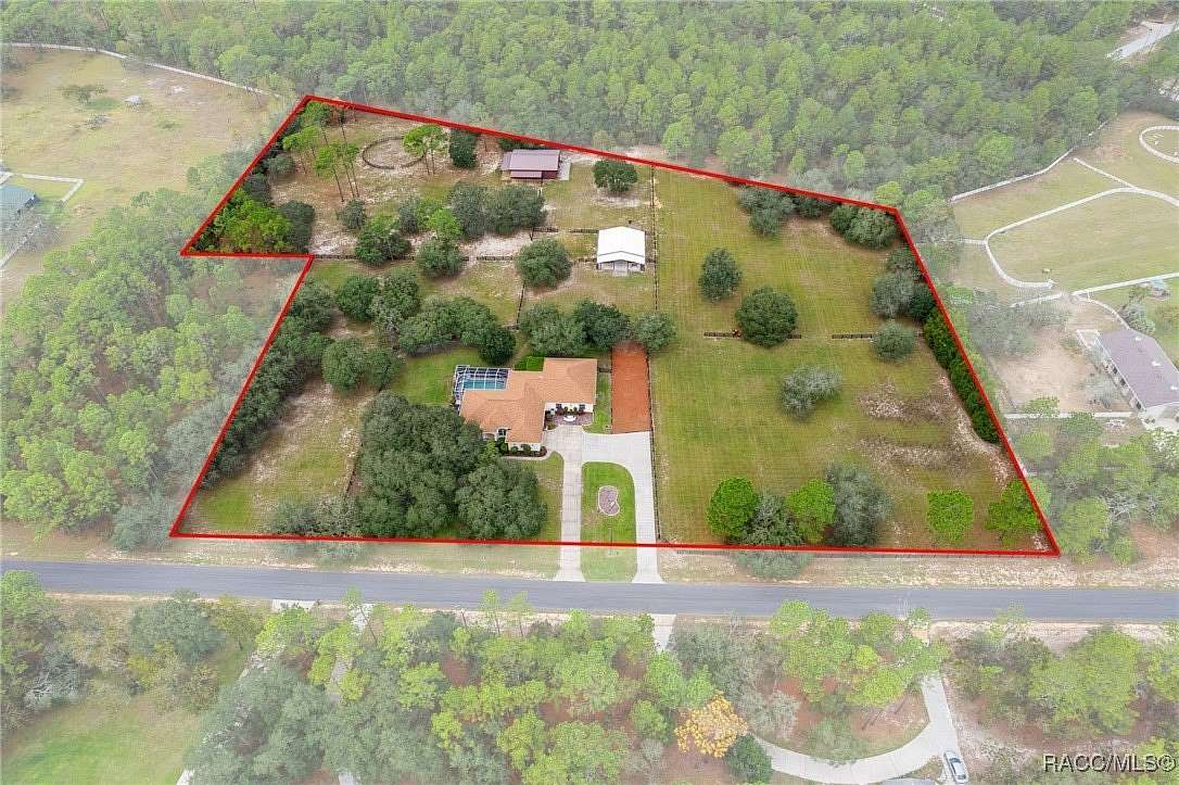 7.39 Acres of Land with Home for Sale in Beverly Hills, Florida