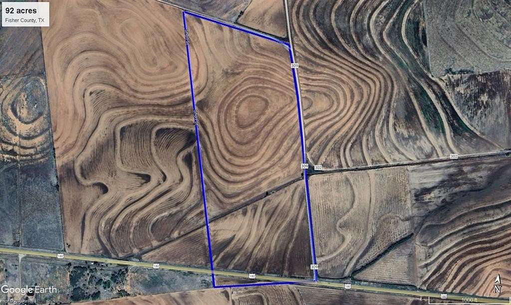 92 Acres of Land for Sale in Roby, Texas