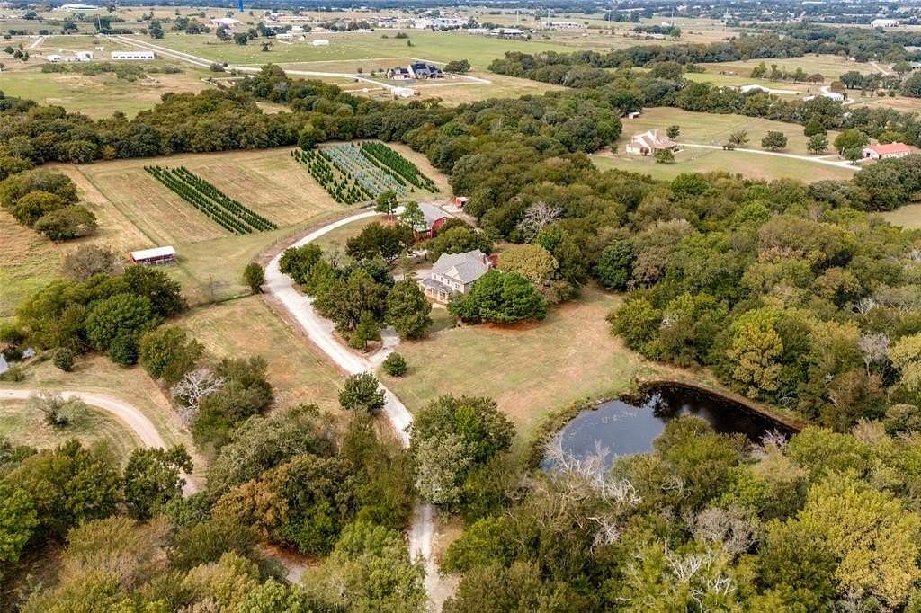 22.8 Acres of Agricultural Land with Home for Sale in Cross Roads, Texas
