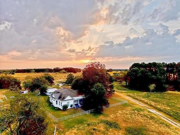 56.8 Acres of Recreational Land with Home for Sale in Purdon, Texas