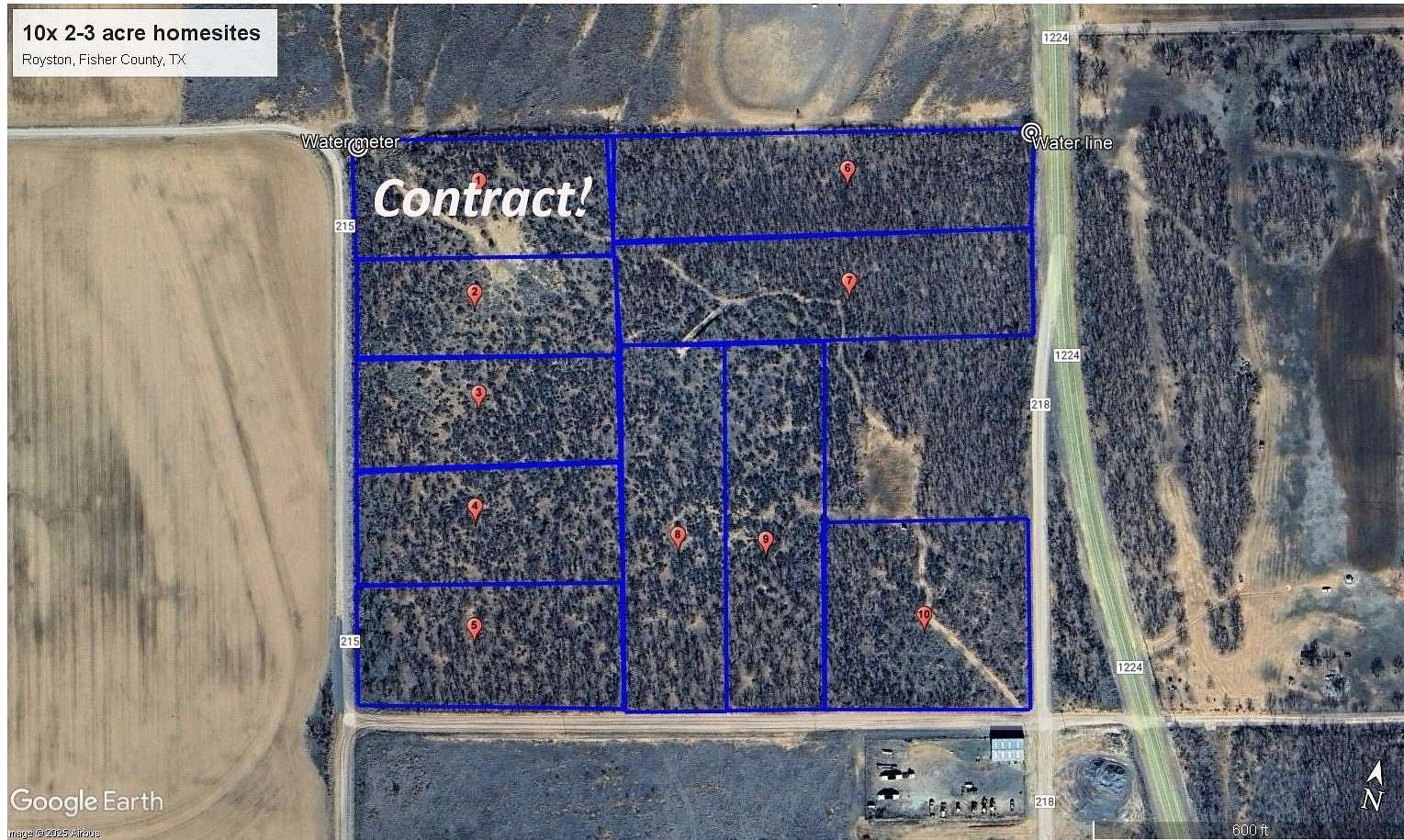 2.5 Acres of Residential Land for Sale in Roby, Texas