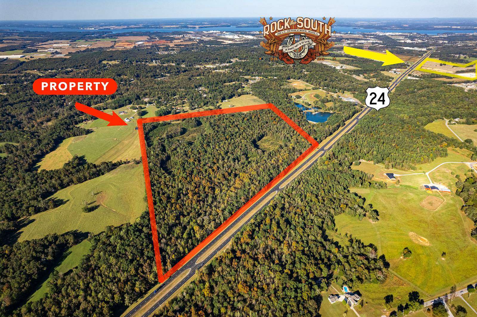 125 Acres of Recreational Land for Sale in Trinity, Alabama