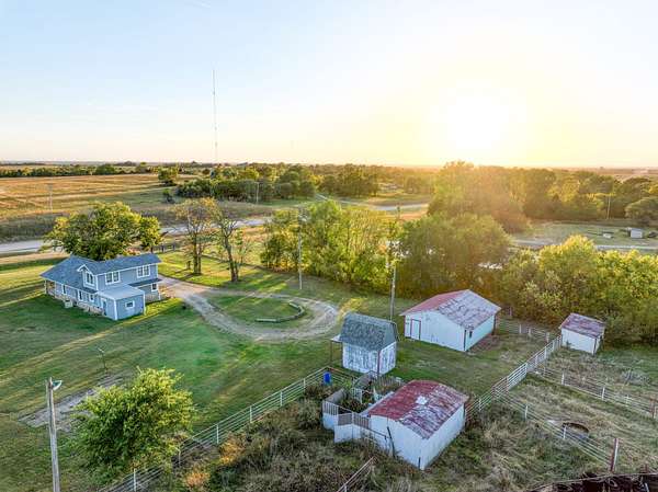 3 Acres of Land with Home for Sale in Arkansas City, Kansas