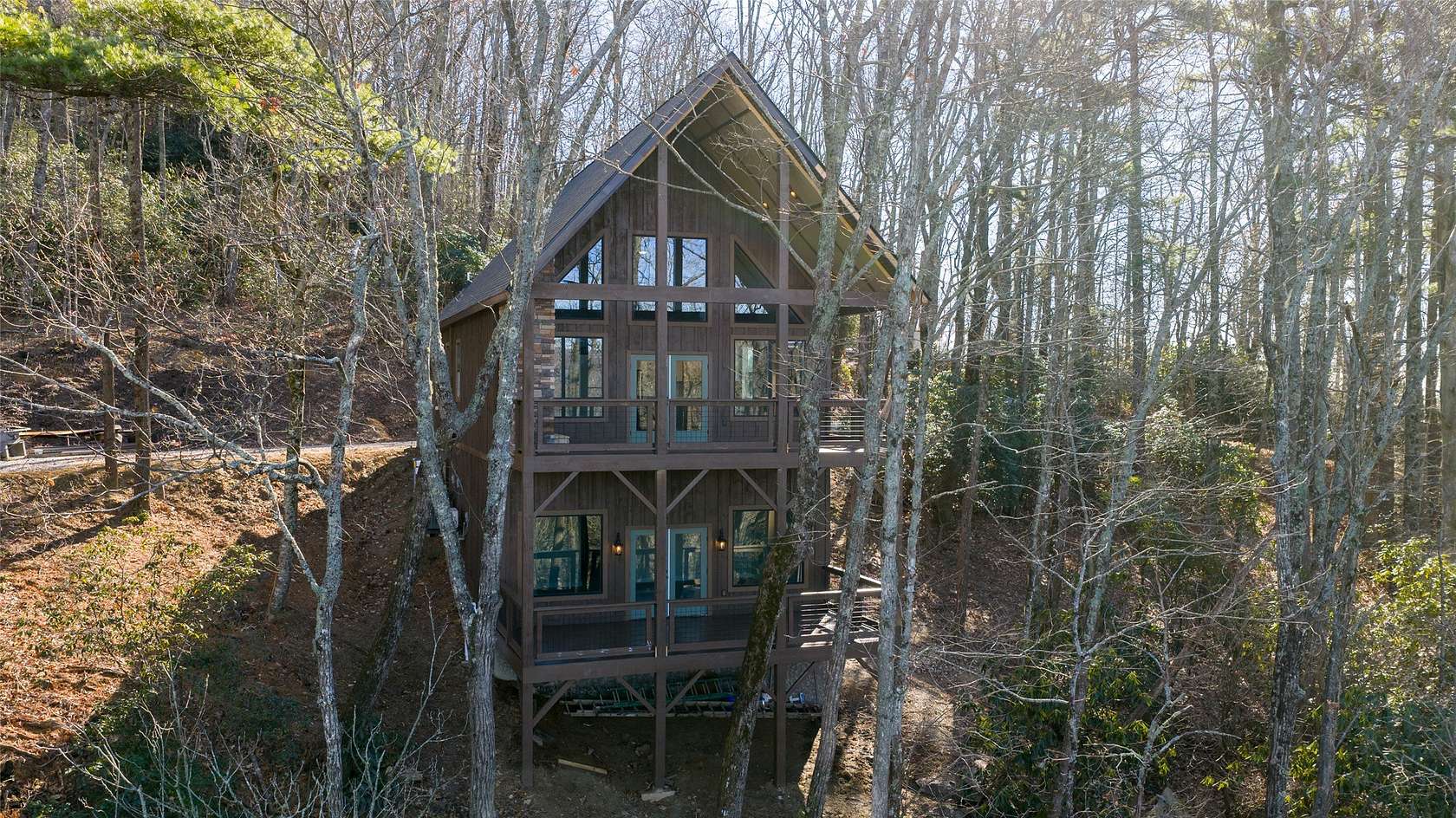 2 Acres of Land with Home for Sale in Sapphire, North Carolina