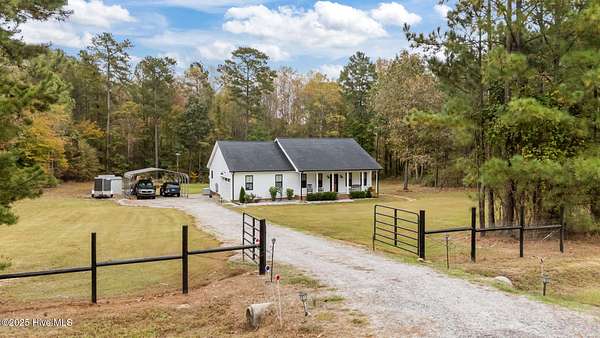 3.15 Acres of Residential Land with Home for Sale in Louisburg, North Carolina