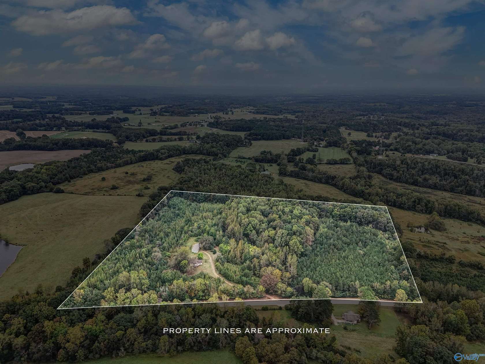 29 Acres of Recreational Land with Home for Sale in Anderson, Alabama