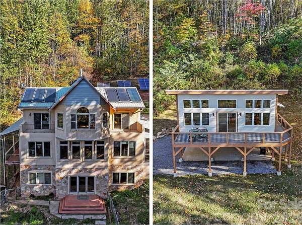 13 Acres of Land with Home for Sale in Black Mountain, North Carolina
