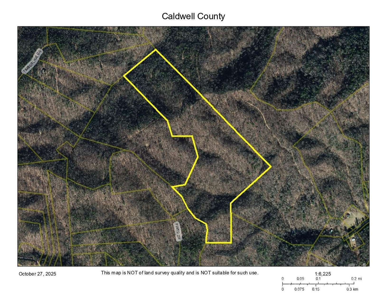 50.4 Acres of Recreational Land for Sale in Lenoir, North Carolina
