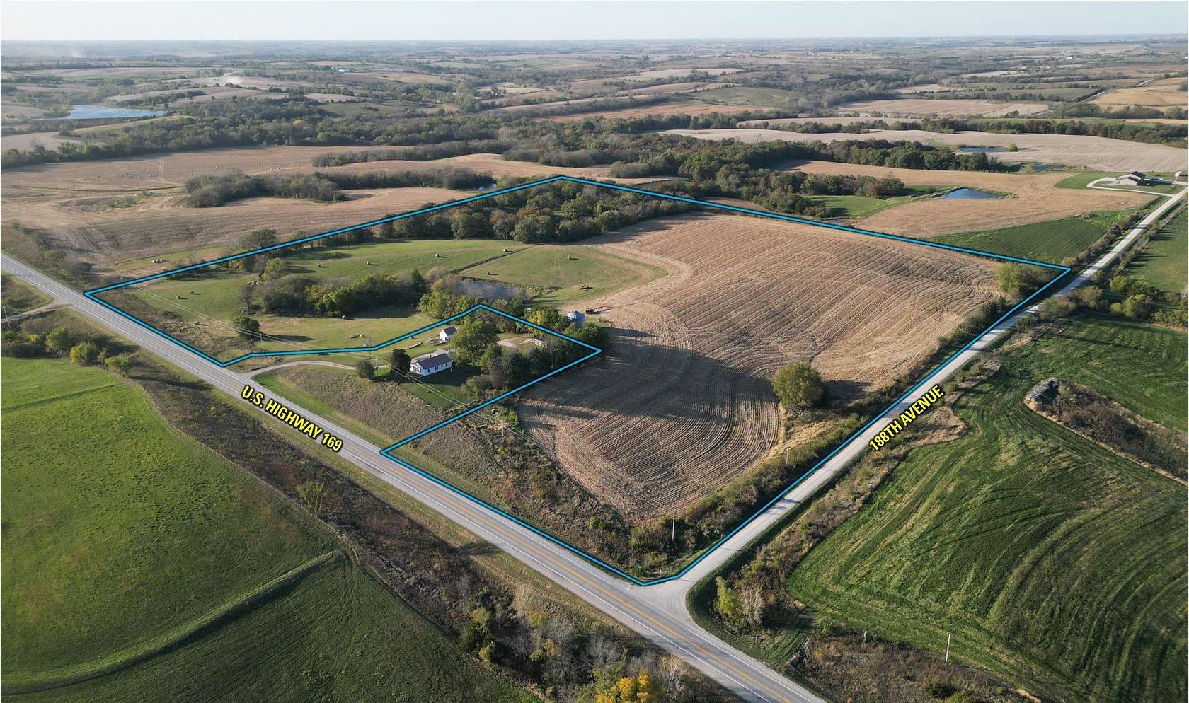 37 Acres of Agricultural Land for Auction in Mount Ayr, Iowa