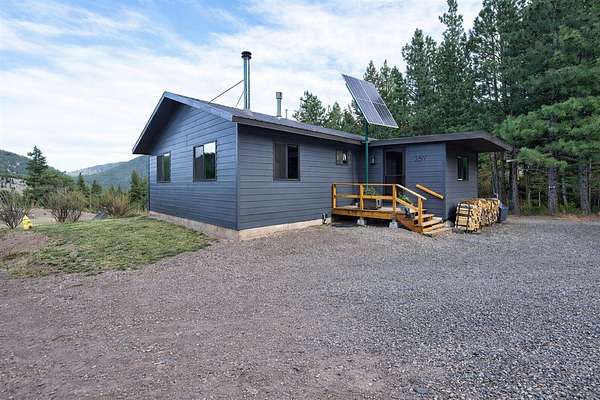 10.4 Acres of Recreational Land with Home for Sale in Wolf Creek, Montana