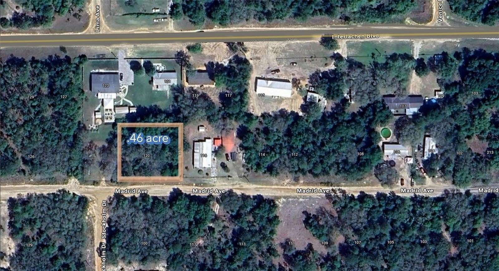 0.46 Acres of Residential Land for Sale in Interlachen, Florida